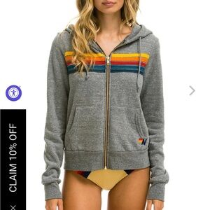 Aviator Nation 5 Stripe Hoodie